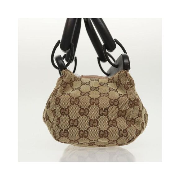 Pre Loved Gucci GG Plus Doctor Bag BeigeBrown Top Handle Women Handbags - Picture 5 of 8